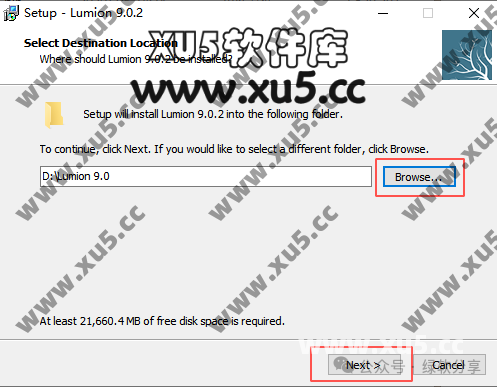Lumion V9.0.2 安装向导开始界面