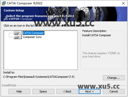 DS CATIA Composer R2022安装向导开始