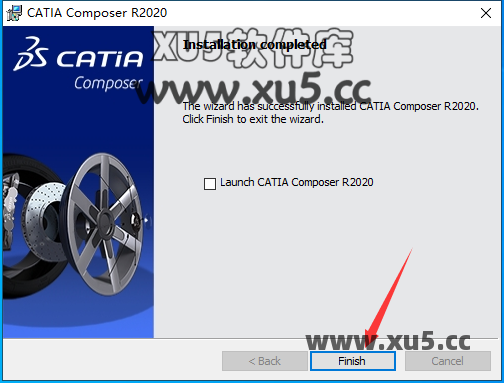 DS CATIA Composer R2020 安装完成截图