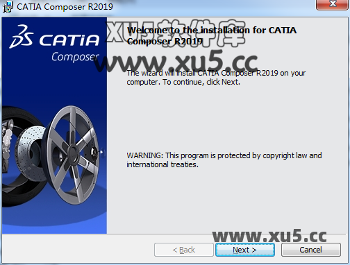 DS CATIA Composer R2019安装界面截图