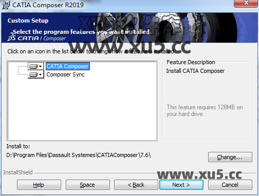 DS CATIA Composer R2019许可协议界面