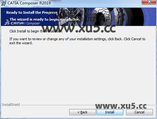 DS CATIA Composer R2019安装选项设置图