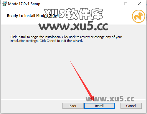 Modo 17.0v1 安装选项配置界面截图
