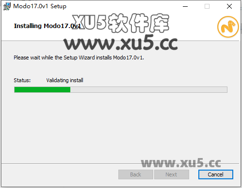 Modo 17.0v1 安装准备就绪界面截图