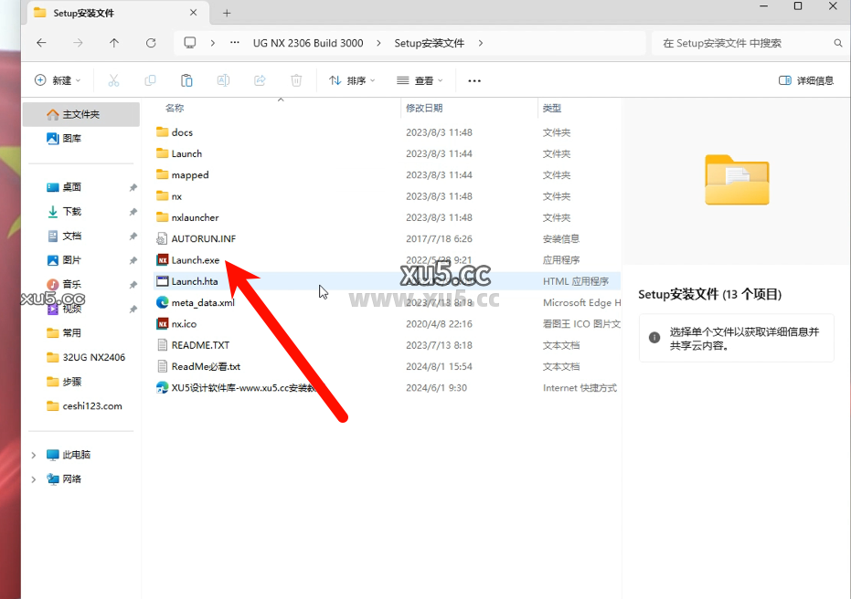 UG NX2306安装类型选择界面截图
