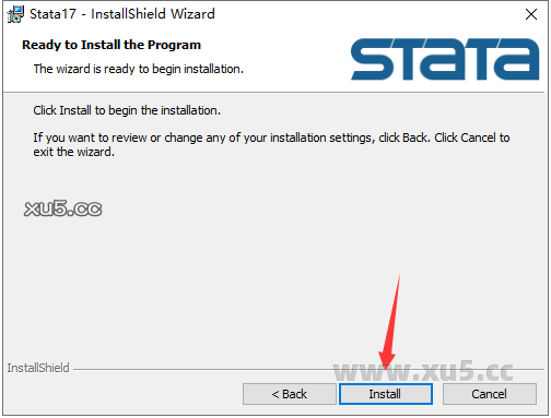 Stata 17安装教程第五步：选择安装路径界面