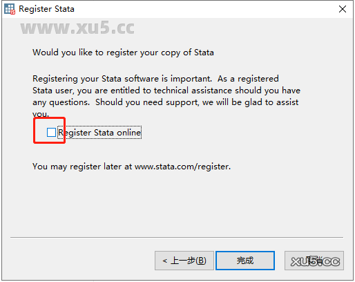 Stata 15安装完成界面截图