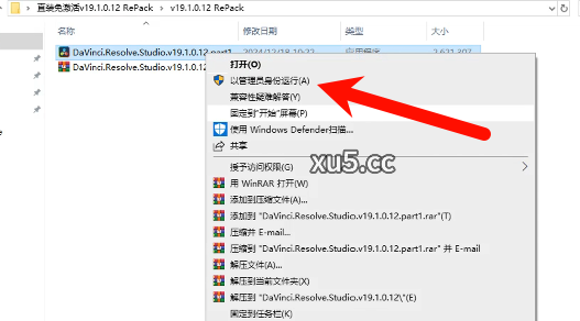 DaVinci Resolve v19.1.4.11 下载选项截图