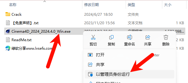 Cinema4D 2024.4 下载选项界面