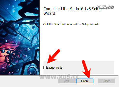 Modo 16.1v8安装向导第一步截图
