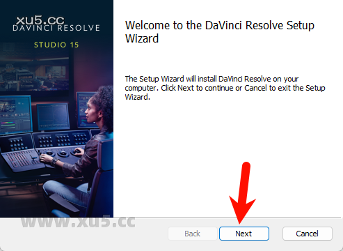 DaVinci Resolve 15.2.2 选择安装路径图