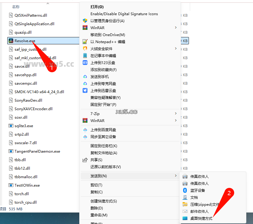 DaVinci Resolve v19.1.4.11 调色界面截图
