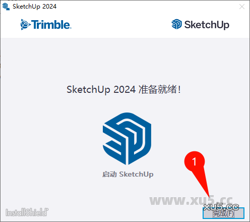 SketchUp Pro2024安装许可协议确认界面