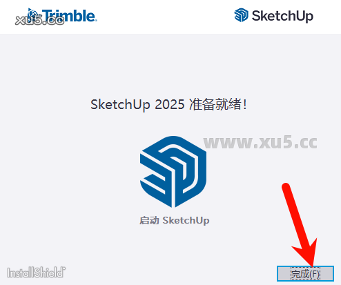 SketchUp Pro 2025 安装选项界面截图
