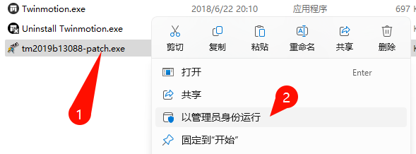 Twinmotion v2019 安装路径选择截图