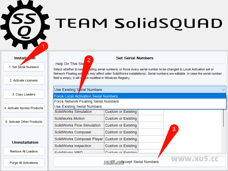 DS SolidWorks 2017 下载选项截图