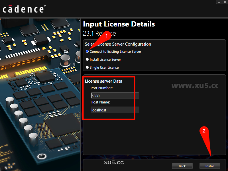 Cadence 23.1安装确认窗口图