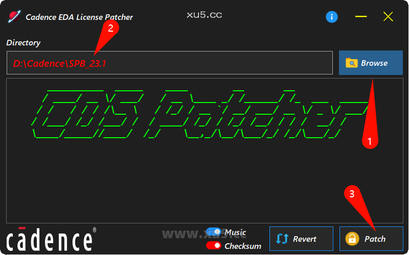 Cadence 23.1软件启动界面图