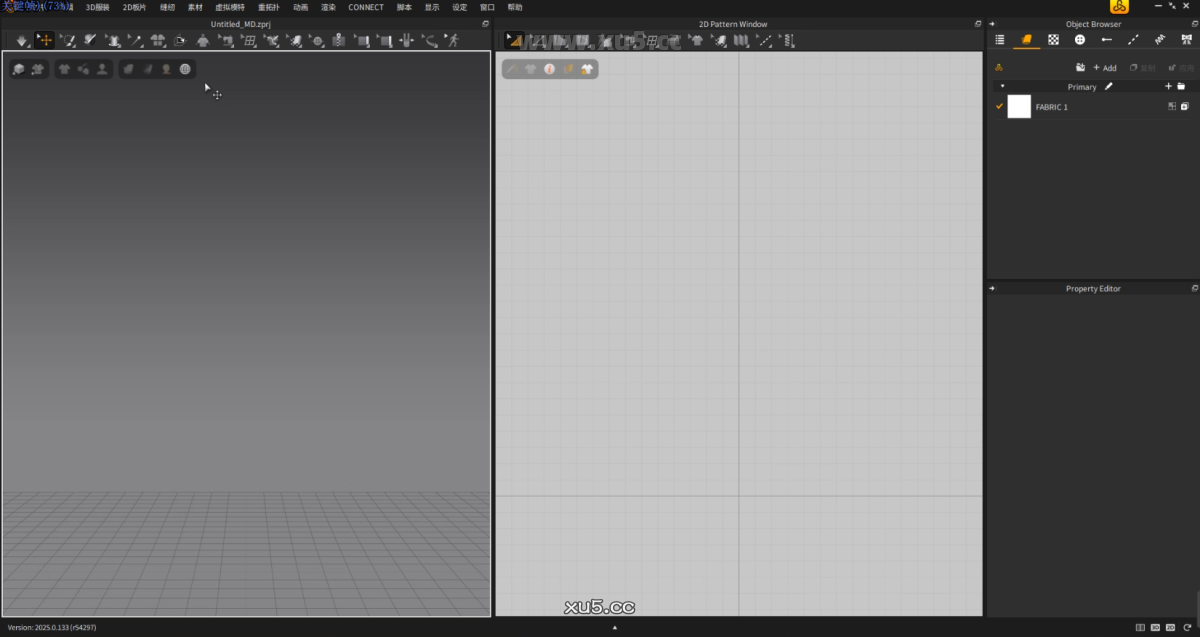 Marvelous Designer Enterprise 2025工作区截图