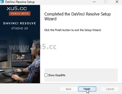 DaVinci Resolve v20启动界面截图