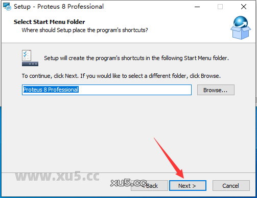Proteus 8.17 开始菜单位置