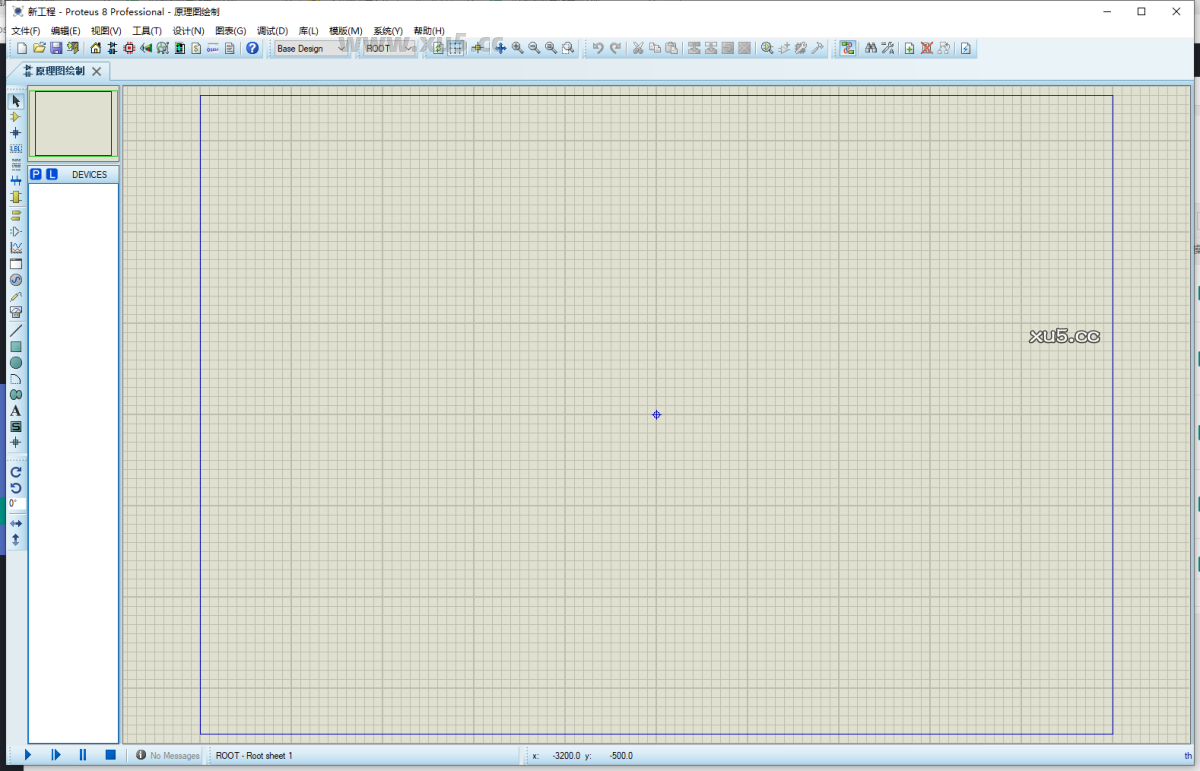 Proteus 8.17 主界面使用